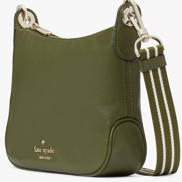 New Kate Spade Rosie Small Crossbody Pebbled Leather Enchanted Green - Picture 3 of 5